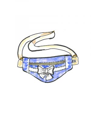 Patron Sac banane Cazaux - Version Princesse